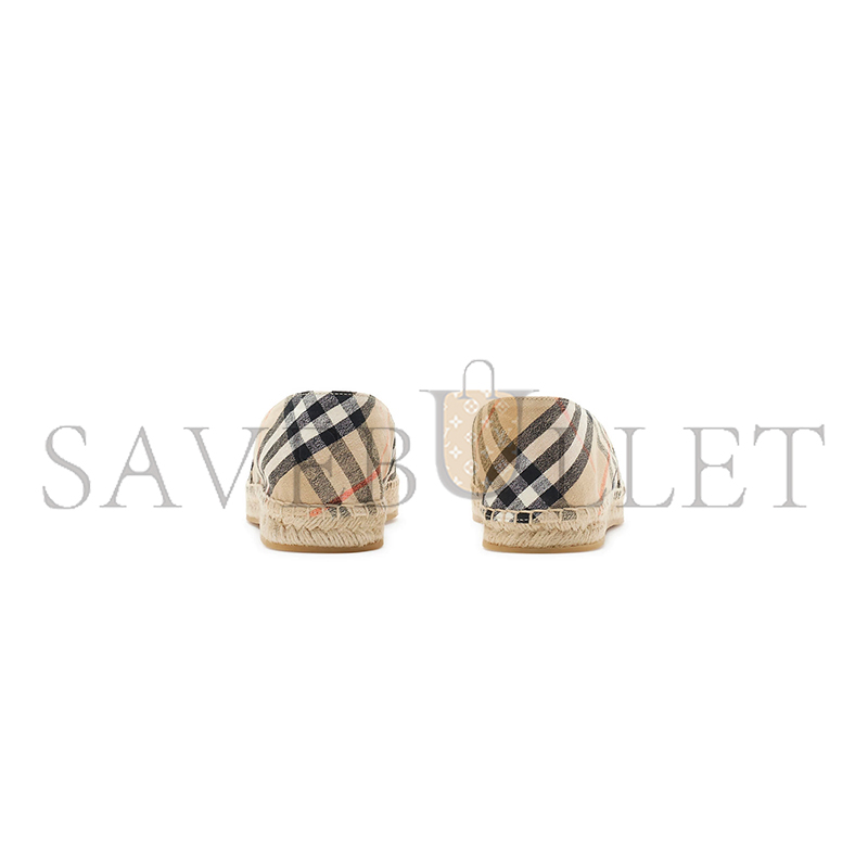 BURBERRY CHECK MEWS ESPADRILLES 81091801